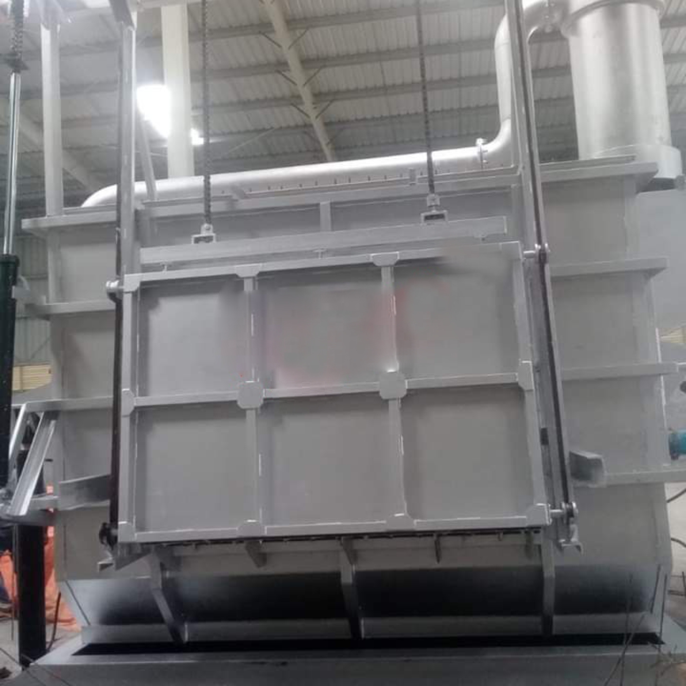 Aluminium Melting Hydraulic Tilting Scaler Furnace Exporter in Morocco